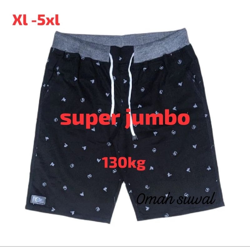celana pendek pria super jumbo motif celana pendek motif distro pria super jumbo
