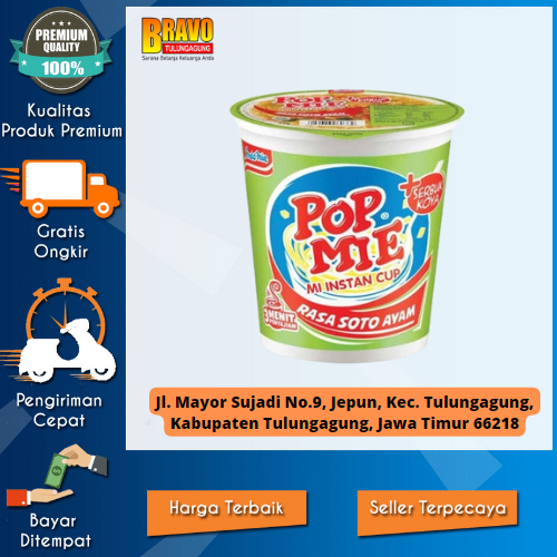 

Bravo Supermarket Tulungagung - Pop Mie Rasa Soto Ayam 75gr