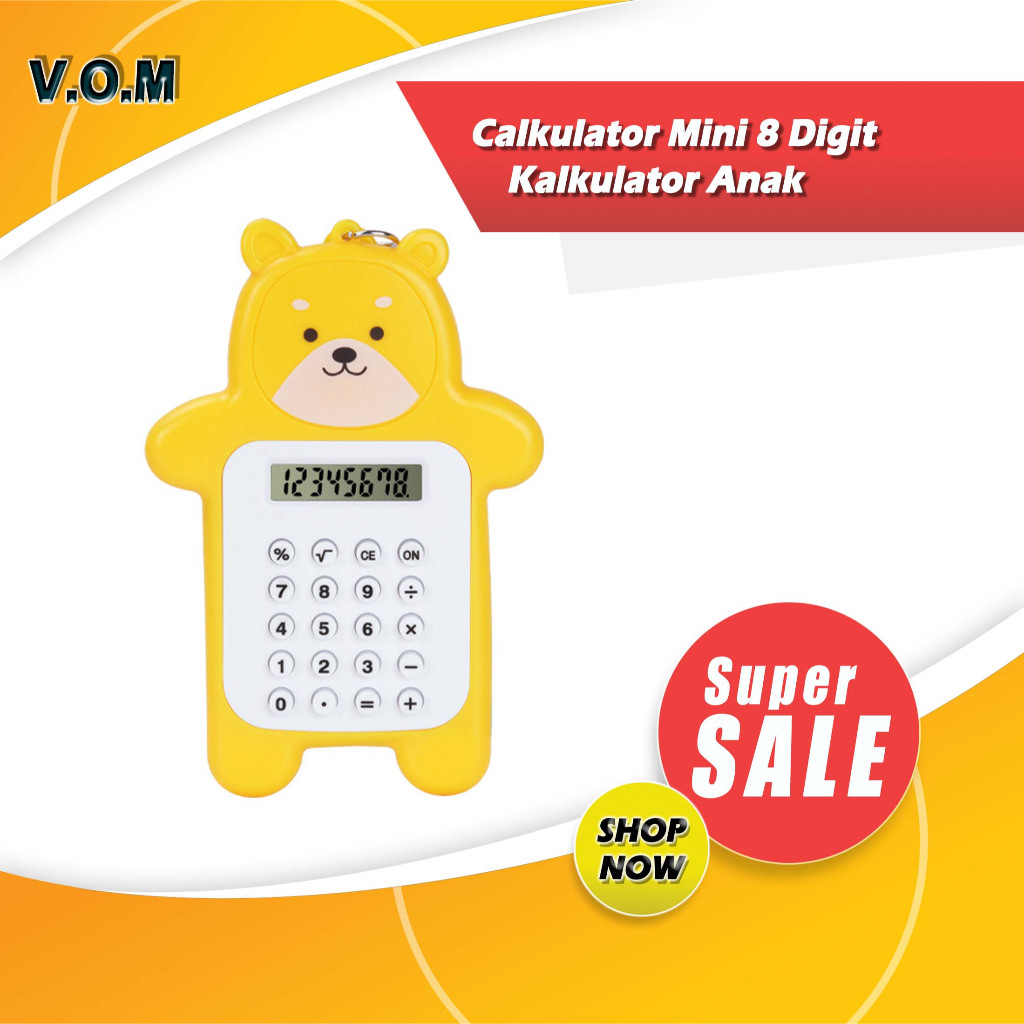 

Calkulator Mini 8 Digit Karakter Lucu Kalkulator Anak Sekolah A077