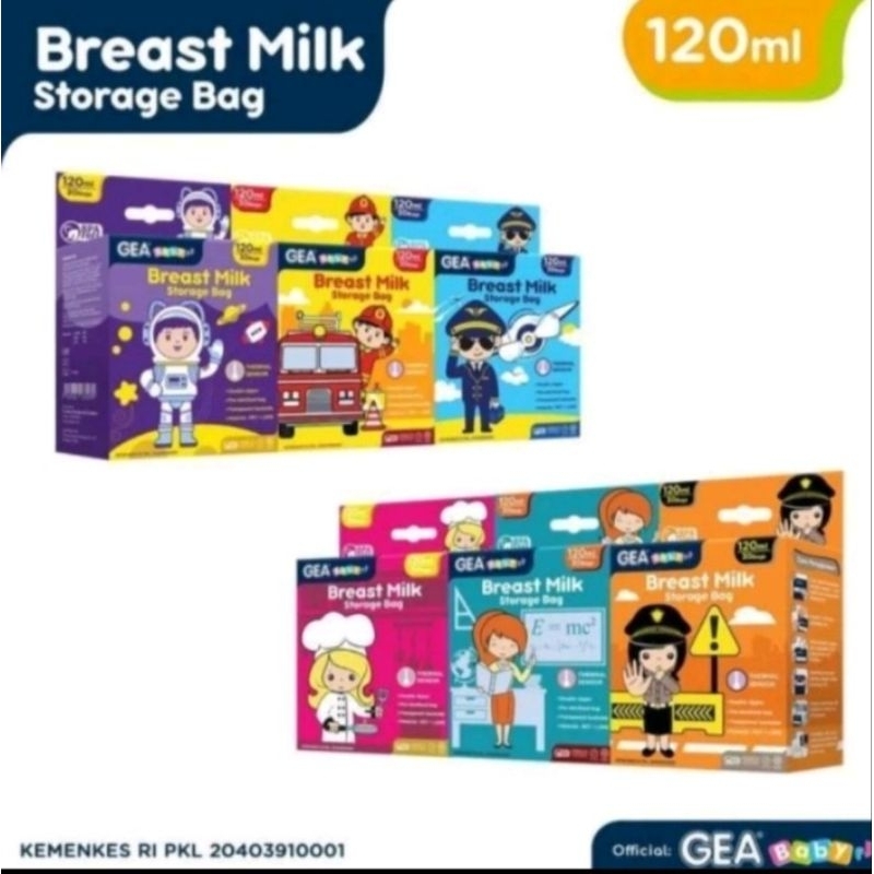 GEA Breast Milk/Plastik Asi/Kantong Asi 120ml