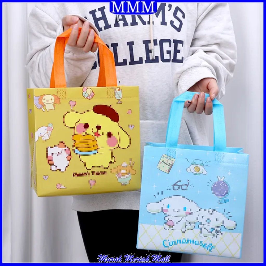 

MMM Goodie Bag Tas kado ulang Tahun karakter Kartun Animals Tas Hampers waterproof Paper Bag kantong anak Motif Souvenir Ulang tahun