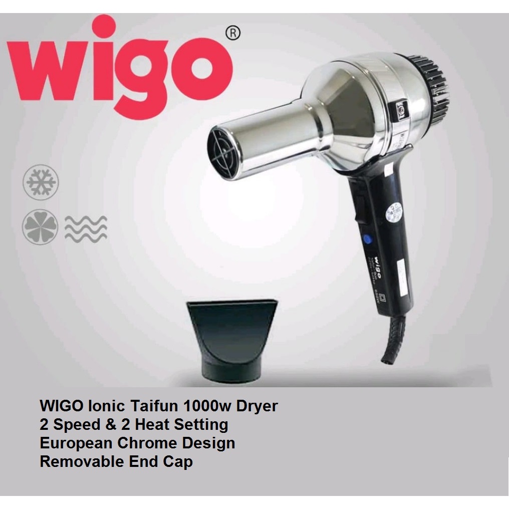 WIGO Hairdryer Ionic Taifun 1000W