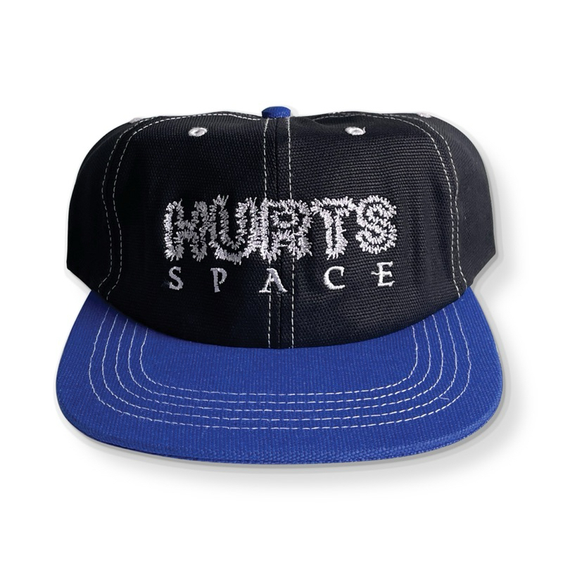 6 Panel Caps Classic Font Blue&Black