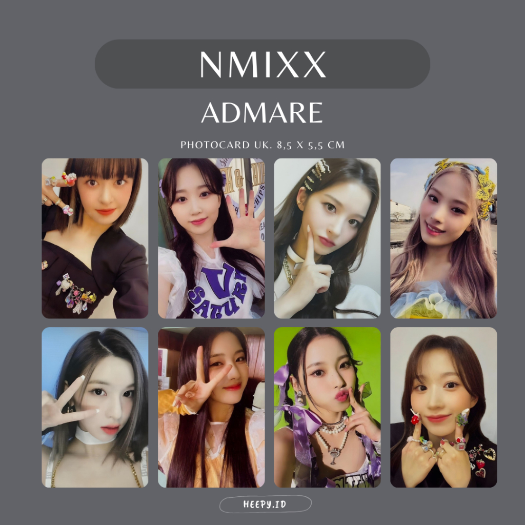 [NMIXX] UNOFFICIAL PHOTOCARD NMIXX AD MARE -  Unofficial Replika Photocard Nmixx Lily Haewon Sullyoo