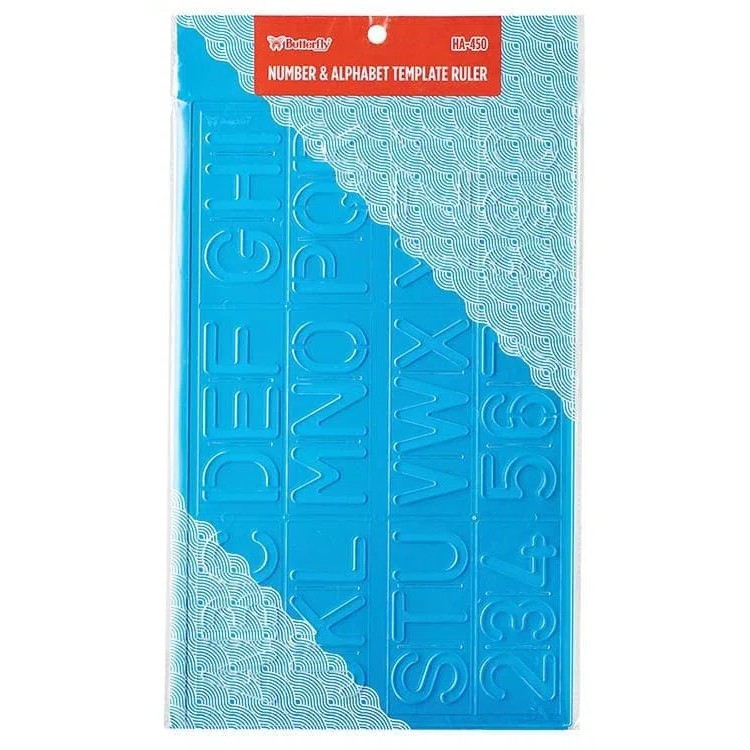 

Butterfly Penggaris Cetakan Template Huruf Angka HA-450