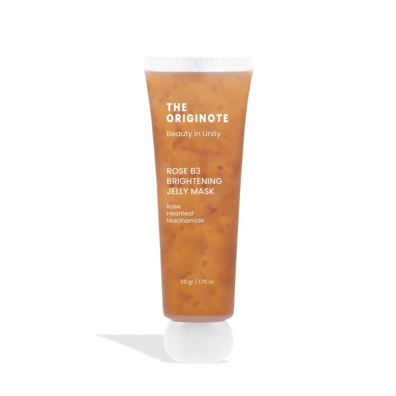 The Originote Rose B3 Brightening Jelly Mask Masker Wajah