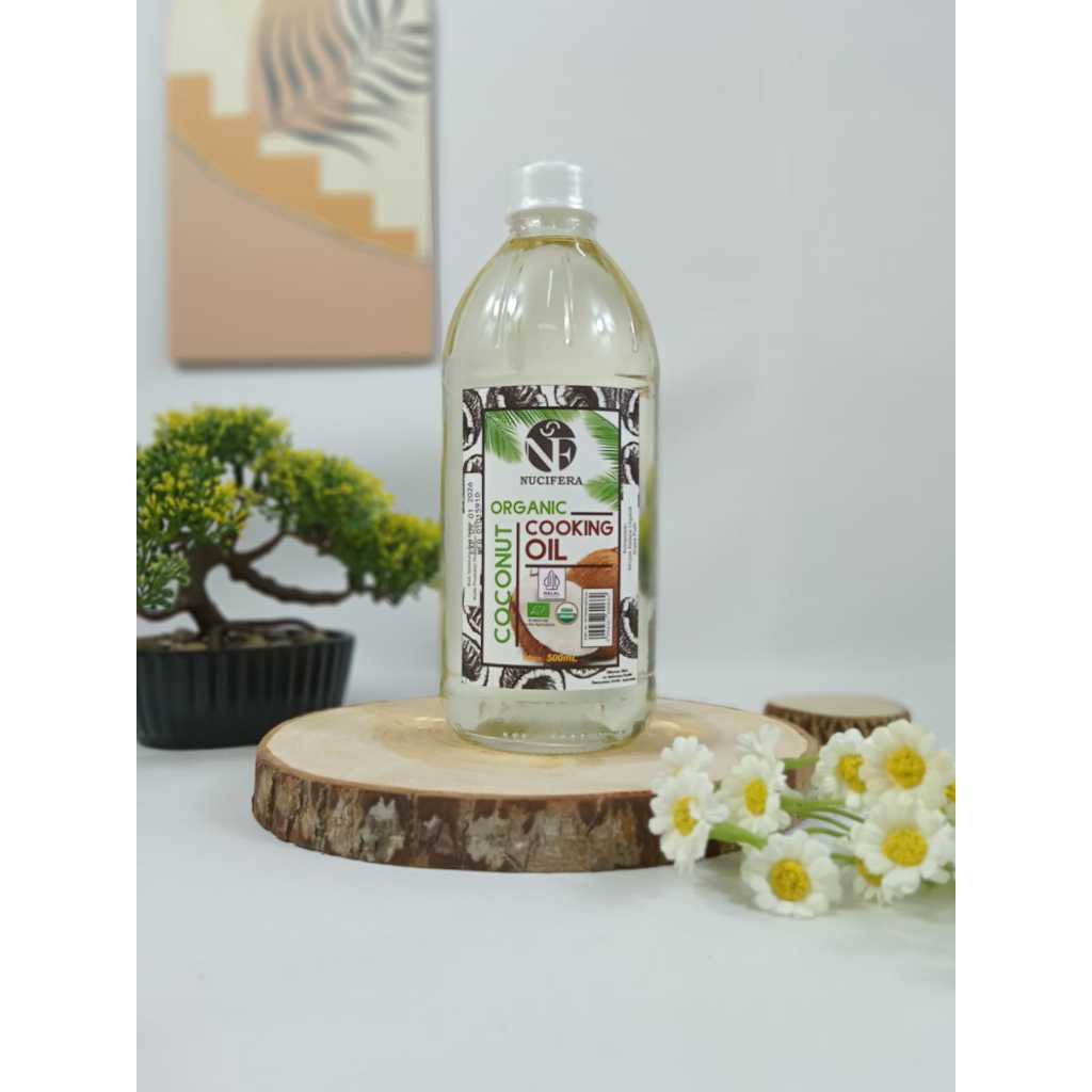 

NUCIFERA Organic Coconut Cooking Oil | Minyak Kelapa Asli 1000ml