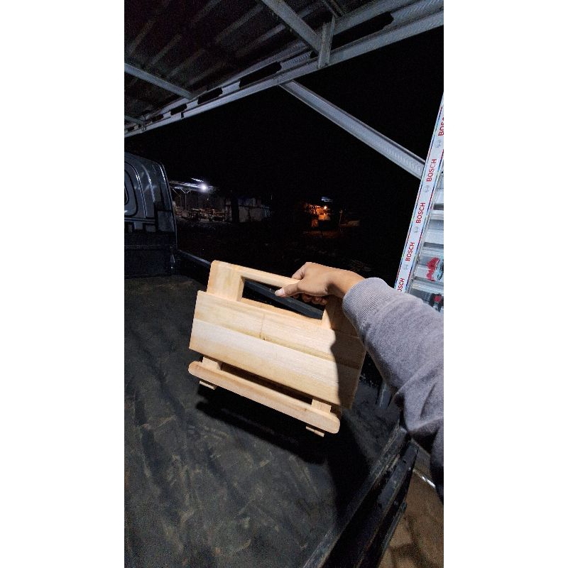 Meja lipat/Dampar/rekal/meja ngaji kayu mahoni