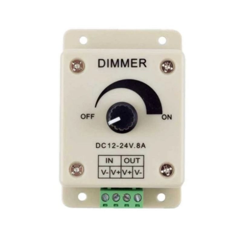 Dimmer Lampu LED DC Driver Controller 12-24V 8A