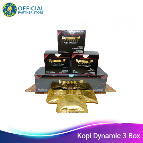 

Kopi Dinamic Dynamic Coffe Kemasan Paket 3 Box 10 Sachet Original