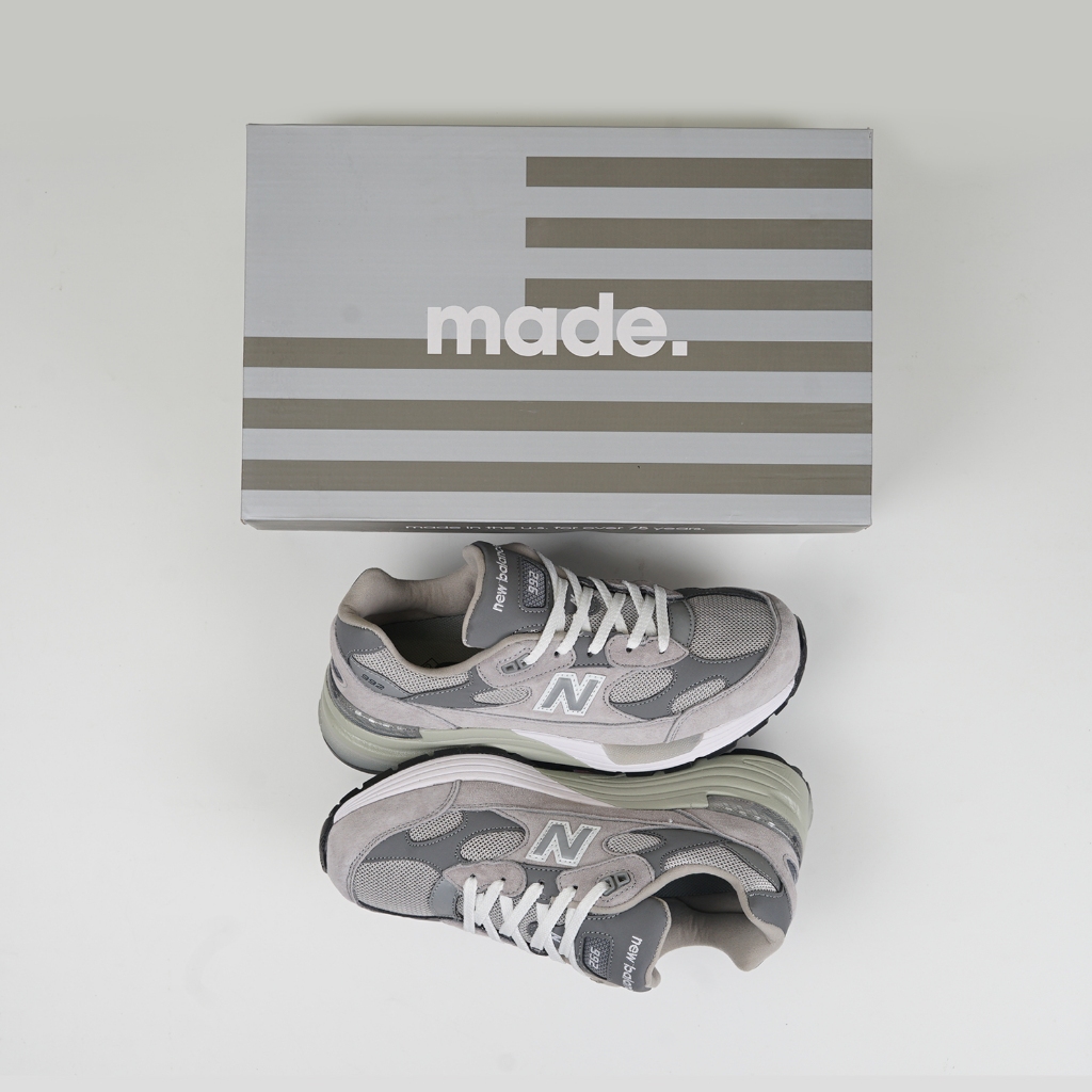 (SPCFT) Sepatu Sneakers New Balance M992GR Grey 100% Bnib - NB 992