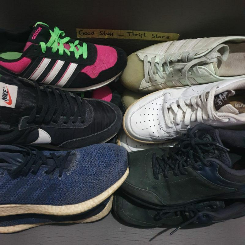 [BACA DESKRIPSI] Paket Borongan Sepatu Nike Adidas Hiking Running Casual Slip On