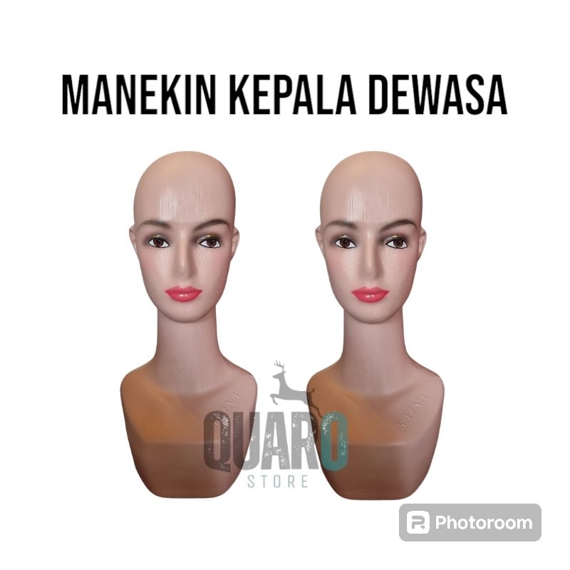 manekin kepala dewasa