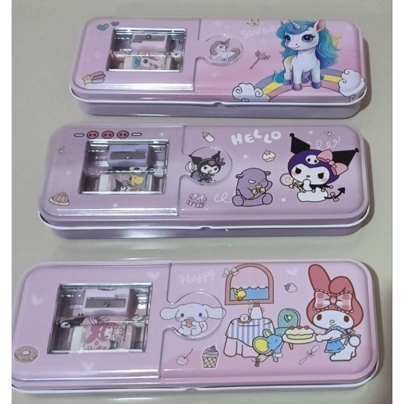 

kotak pensil set/pensil case/tempat pensil karakter anak-anak