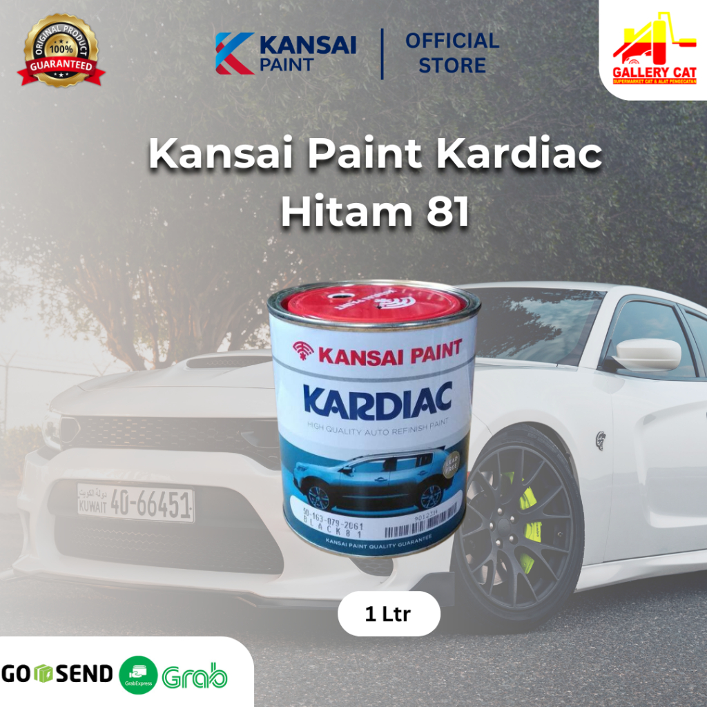 KANSAI PAINT KARDIAC WARNA 81 HITAM 1 KG