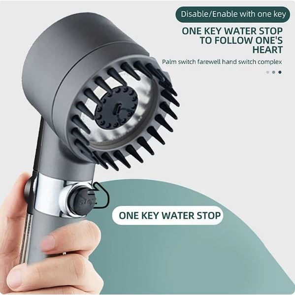 Kepala Shower Turbo Bertekanan Tinggi Shower Head