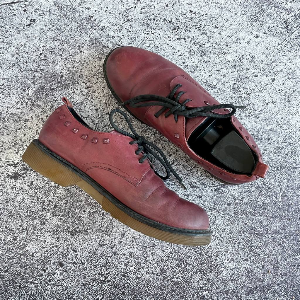 Sepatu Slip On TeeMix Kulit - Size 38 sd 39 - Original - Second - Preloved