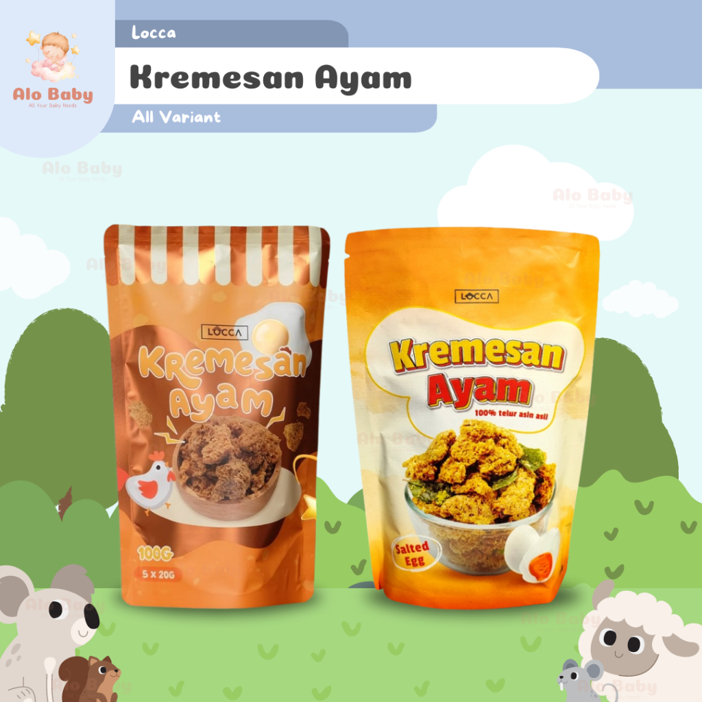 

Locca Kremesan Ayam 100 gram - Snack Anak - Mpasi Anak - Abon MPASI Anak