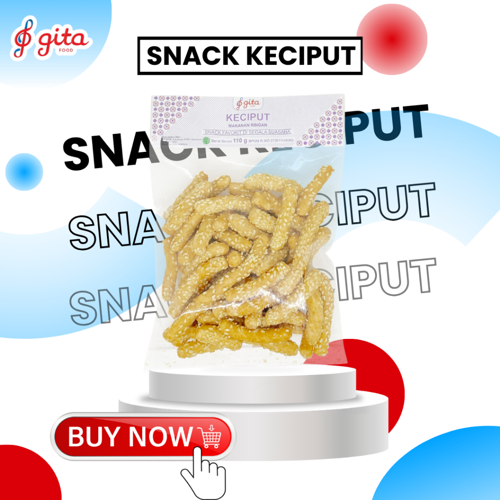 

Snack Keciput Manis Gurih Kemasan [110 g]