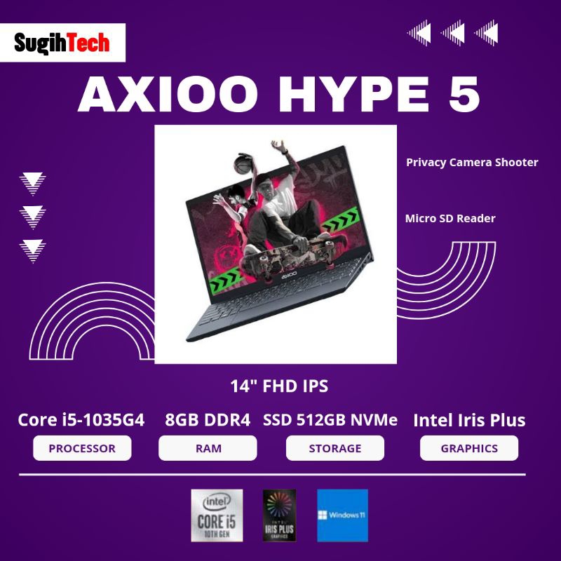 Laptop Axioo Hype 5
