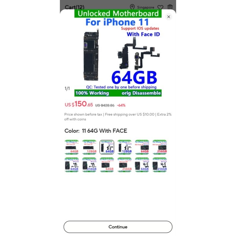 cassing ALIEXPRESS ALIBABA