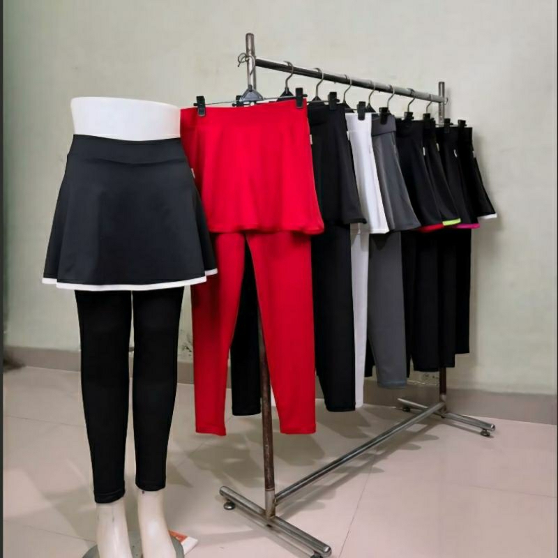 Legging Rok/Legging Senam Rok/Legging Rok Wanita/Celana Senam Rok Wanita