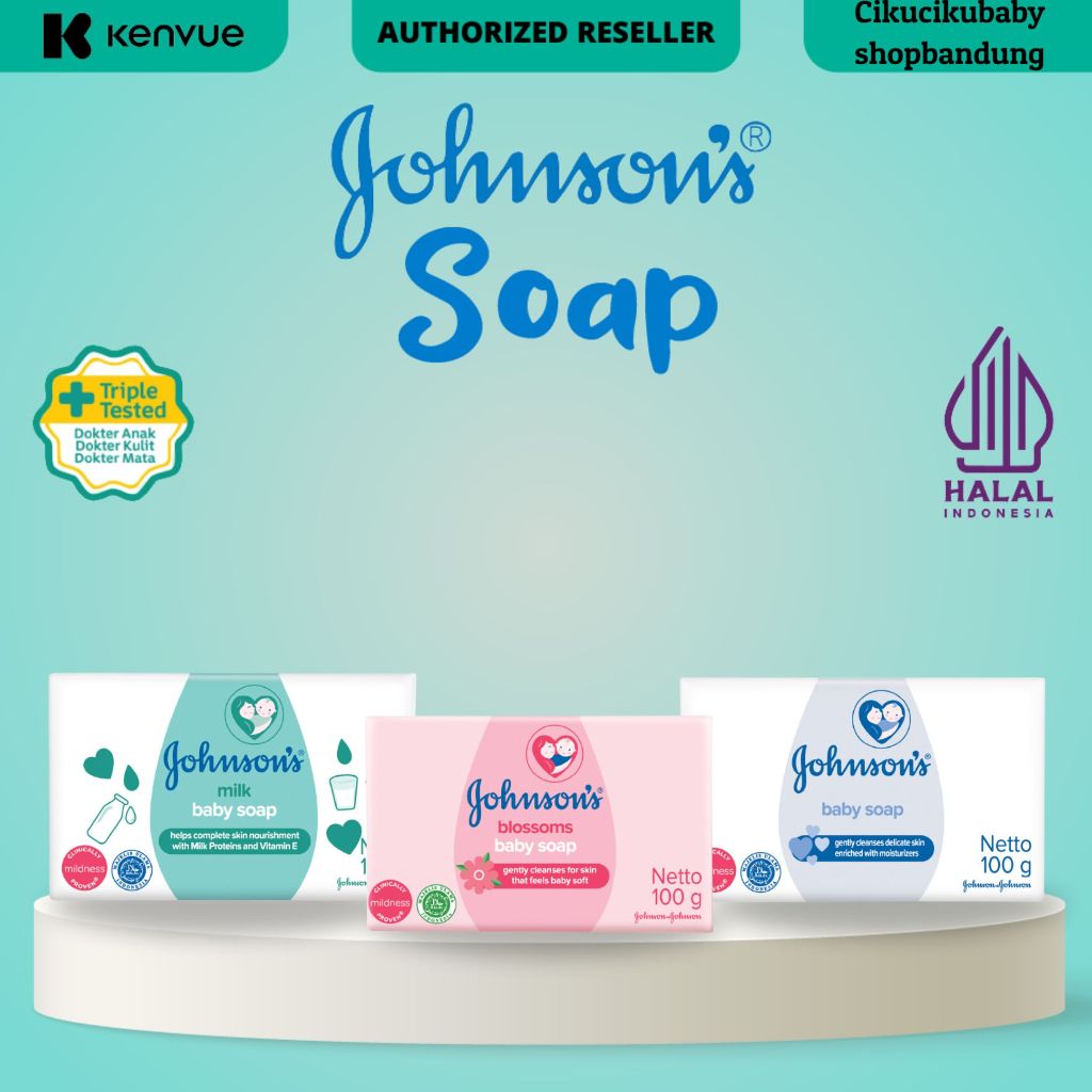 Johnson's Baby Soap 100g Sabun Batangan Bayi Johnson