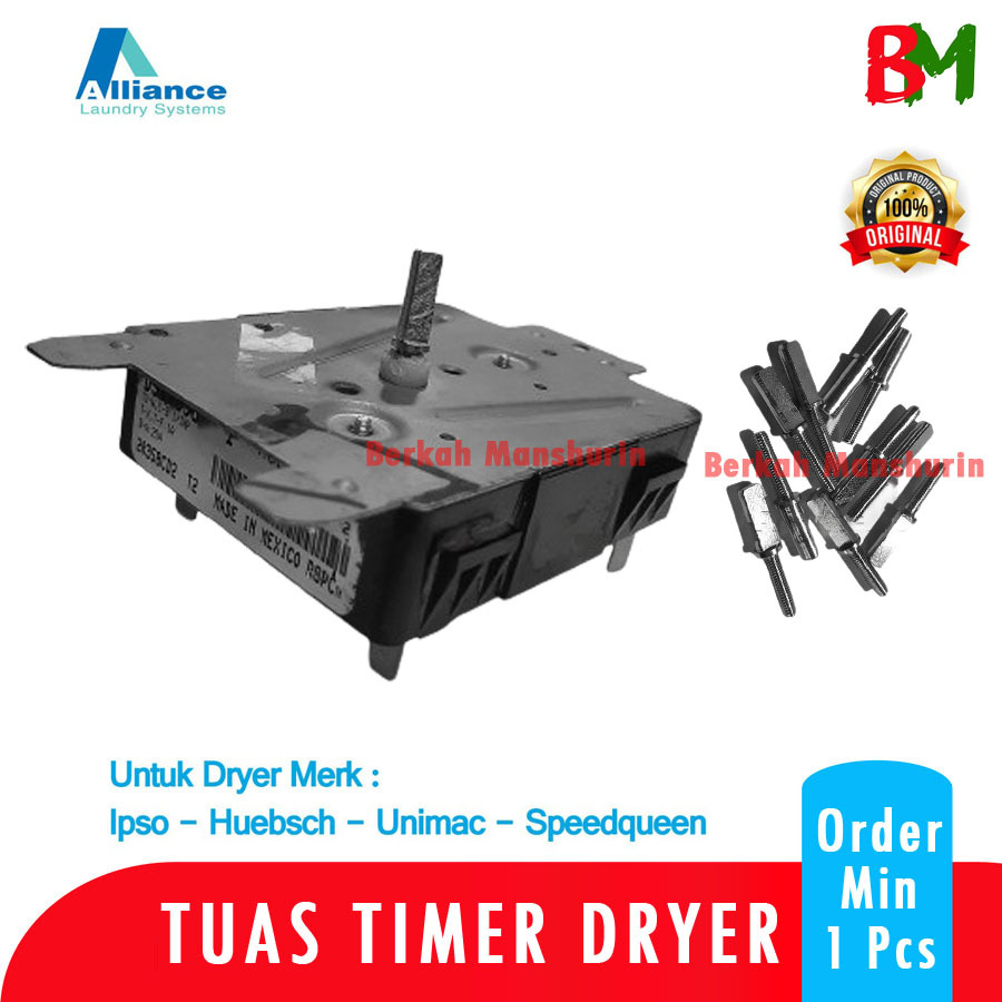 ass besi tuas timer mesin pengering dryer speed queen