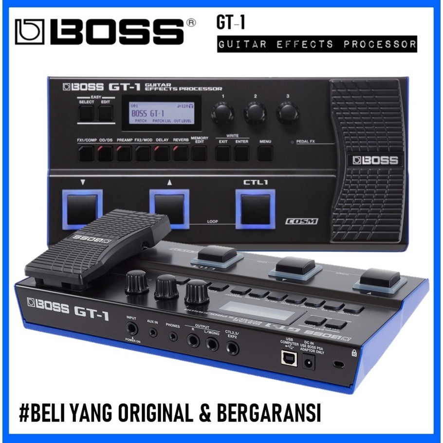 BOSS GT1/ Efek Gitar Boss GT 1 Multi Effect Processor Original
