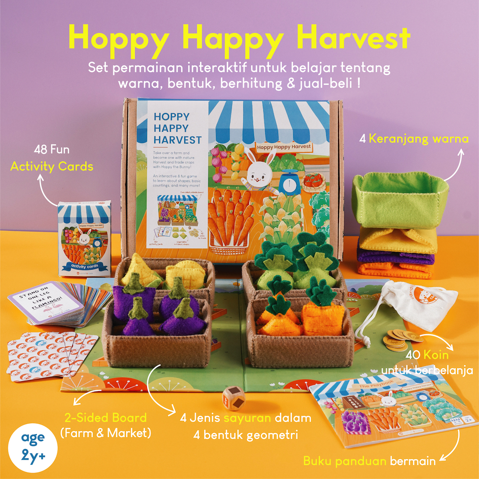 Hoppy Happy Harvest - Mainan Edukasi Carrot & Cake