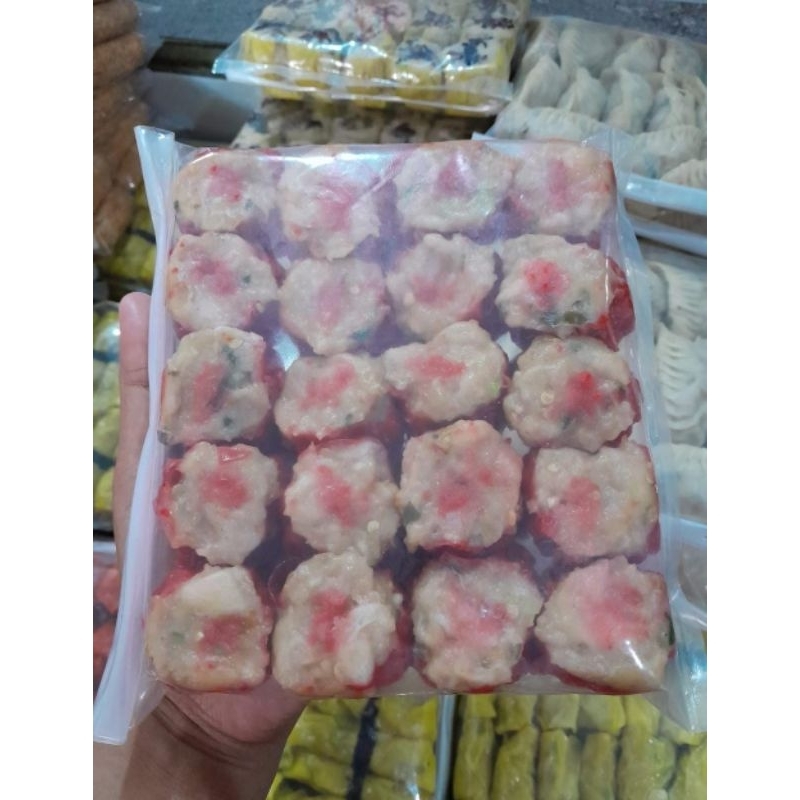 

Dimsum Frozen Siomay Pedas isi 20