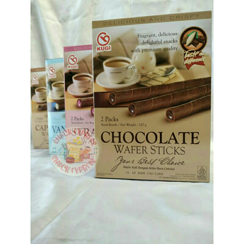 

Kugi Wafer Stik isi 2 pack @120g