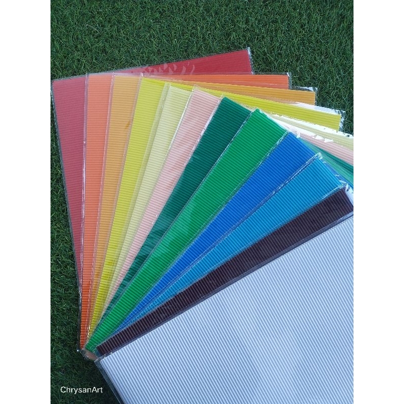 

Corrugated Board/Kertas Kokoru/Kertas Berkerut 30x40cm isi 2pcs