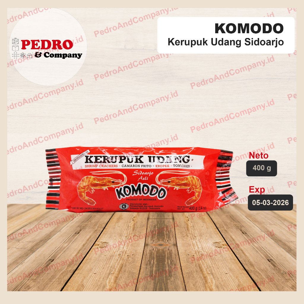 

Komodo kerupuk udang sidoarjo asli 400 gram- shrimp cracker