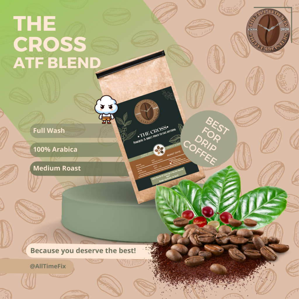 

Biji Kopi Blend 60% Gayo Arabica 40% Mandailing Arabica Medium Roast 200 gram The All Time Fix