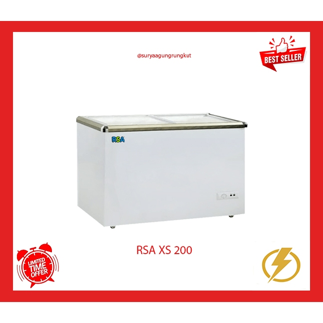 FREEZER BOX KACA RSA 171 LITER - XS 200