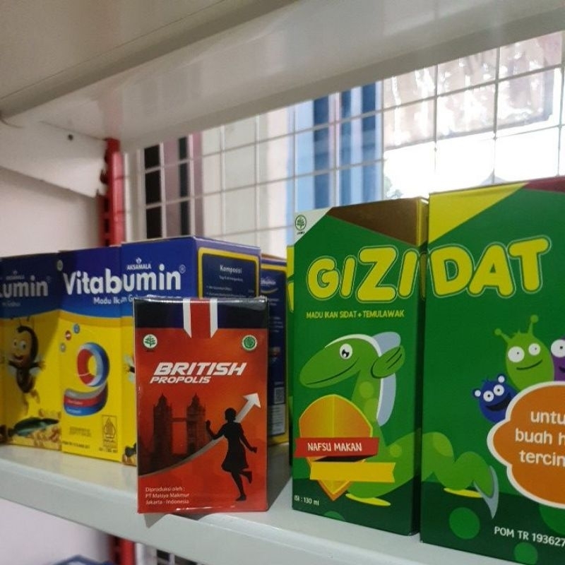 

BRITISH Propolis Bonus VITABUMIN atau GIZIDAT