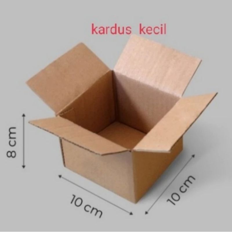 

Kardus packing polos ukuran 10×10×8 termurah