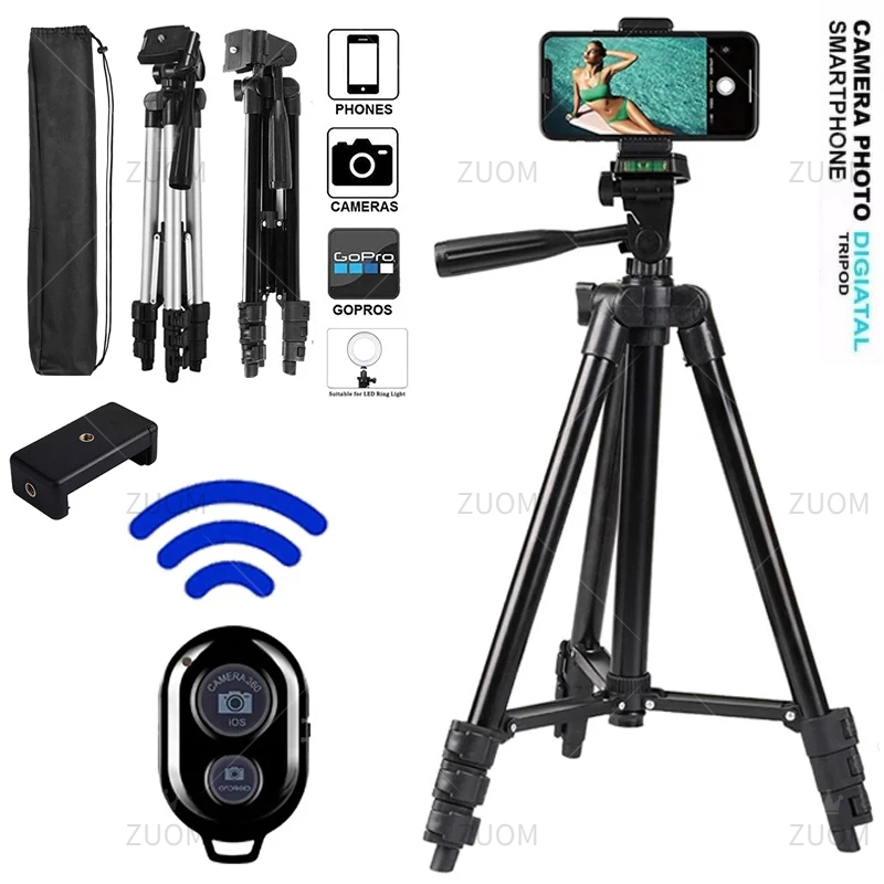 TRIPOD HP DAN KAMERA UNIVERSAL + FREE HOLDER U WEIFENG Tripod mini 3110/3120 handphone hp u holder tripod konten kreator tongsis tripod bluetooth