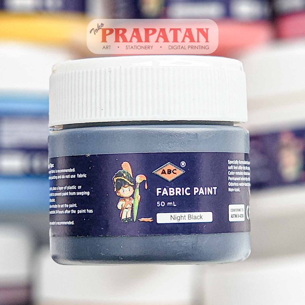 

KODE N2O5 ABC Fabric Color 5ml Cat Kain Tekstil