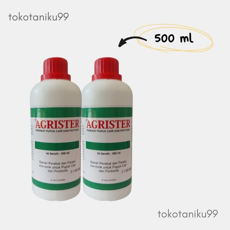 AGRISTER Perekat dan Pembasah Pestisida isi 500ml
