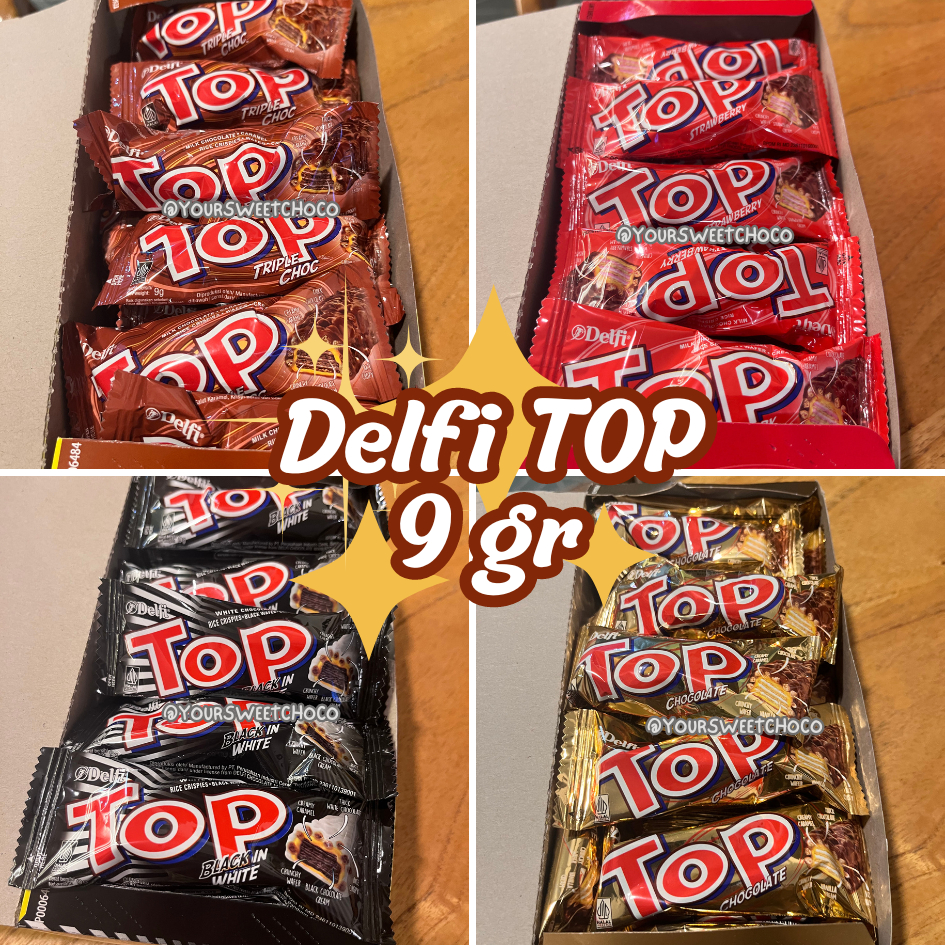 

DELFI TOP 9 Gr | Delfi Top Wafer | Delfi Top Black and White | Delfi Top Coklat | Delfi Top Strawberry