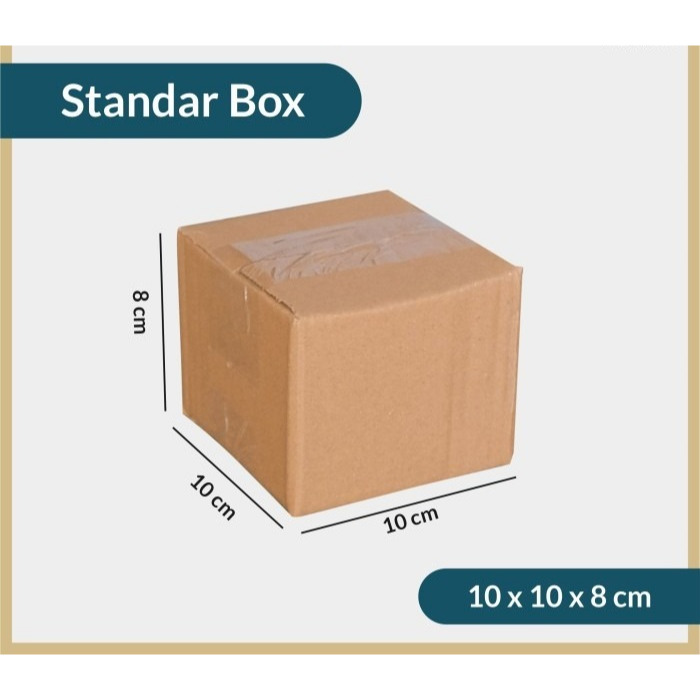 

Kardus Box Karton Packing Polos Murah Ukuran 10 x 10 x 8 cm
