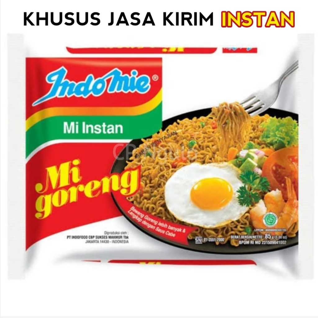 

INDOMIE GORENG 85GR PROMO MURAH 40 BUNGKUS/KARTON