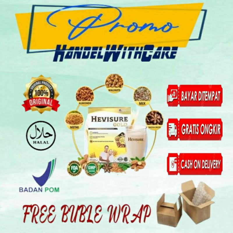 

HEVISURE GOLD ASLI ORIGINAL SUSU DIABETES AMPUH ATASI GULA DARAH TINGGI BPOM