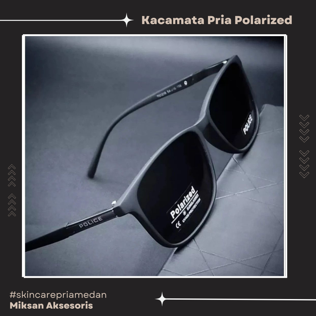 Kacamata Hitam Pria Lensa polarized Keren