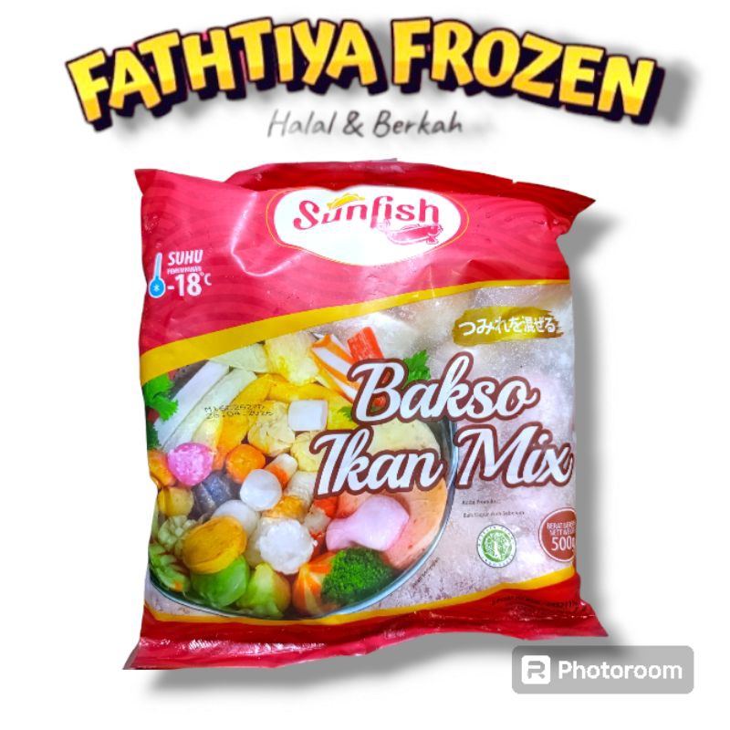 

BAKSO IKAN MIX SUNFISH BERAT 500G #FATHIYAFROZEN