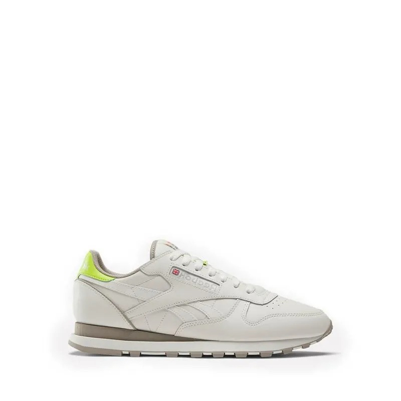 Reebok Classic Leather Men’s Sneakers Shoes-Chalk REEC00074343