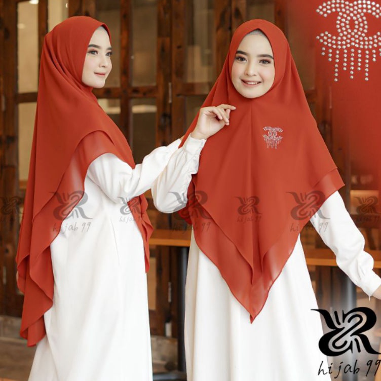 Stock Ready    JILBAB KHIMAR JUMBO PAYET KHIMAR LANCIP KHIMAR MURAH KHIMAR 2 LAYER KHIMAR PET ANTEM 