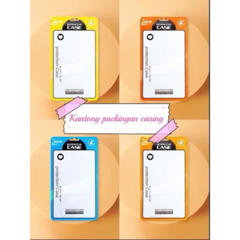 TOSERBA PACKING PLASTIK KLIP CASE HP PACKINGAN GANTUNGAN CASING WARNA WARNI